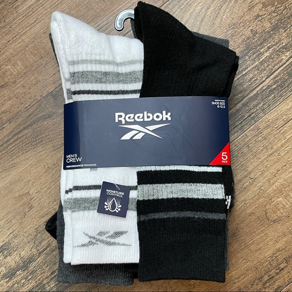 Reebok Other - NWT REEBOK Men’s Crew Performance Training Socks